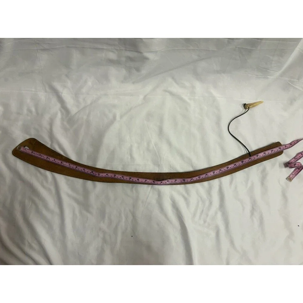 Vintage 80s Banana Republic Horn Toggle Wide Safari Belt Size S Save The Tiger
